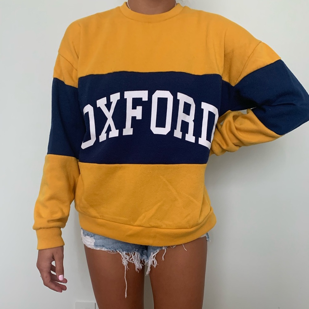 Urban outfitters oxford crew neck